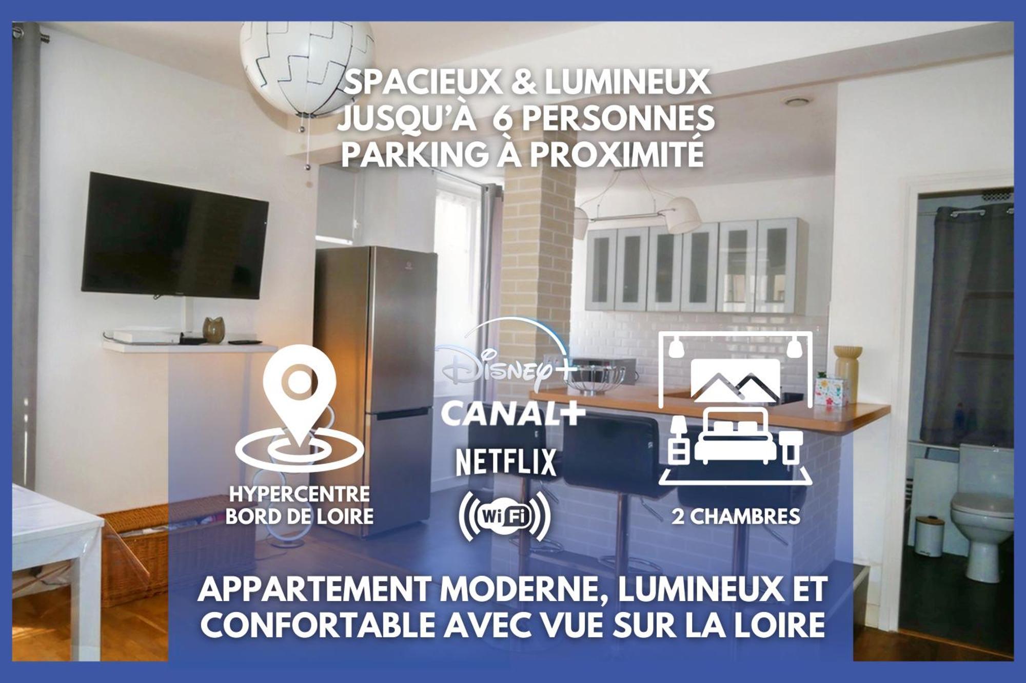 Moderne 60M2 Vue Sur La Loire Hypercentre Lejlighed Blois Eksteriør billede